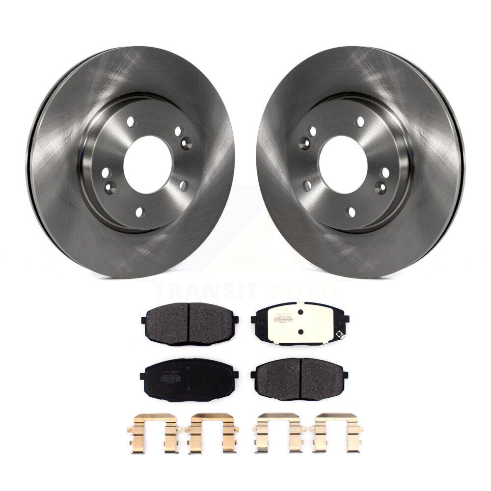 Kit de rotor de frein avant et de plaquettes semi-métalliques pour Kia Hyundai Kona Forte Soul Selto