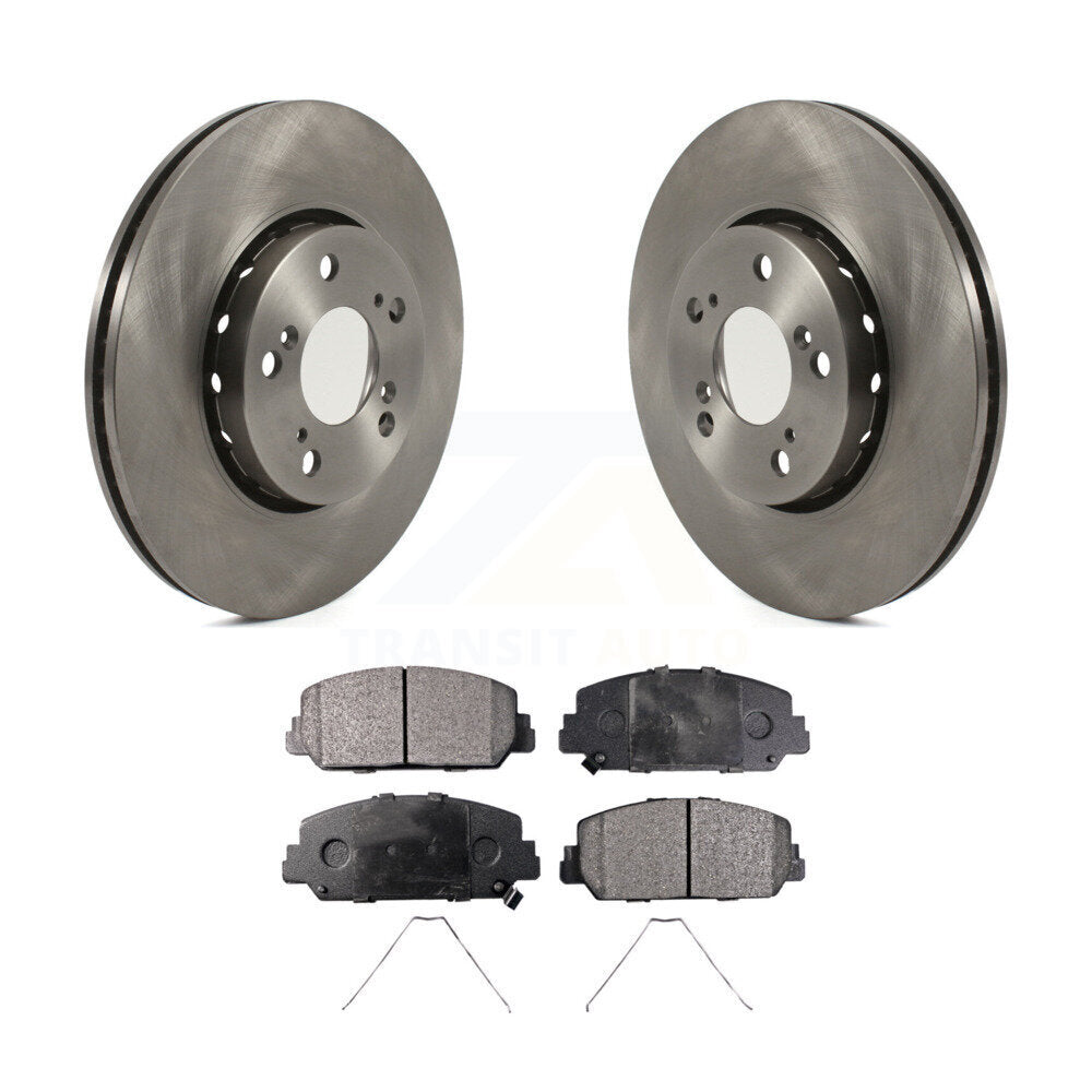 Kit de disques de frein à disque avant et plaquettes semi-métalliques pour Acura RLX K8F-102665