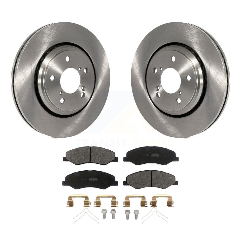 Kit de rotors de frein à disque avant et de plaquettes semi-métalliques pour Honda Odyssey 2018-2023