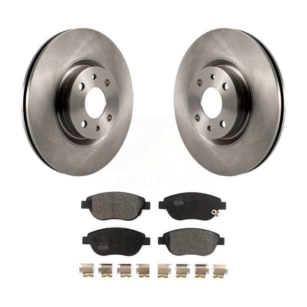 Kit disques de frein à disque avant et plaquettes semi-métalliques pour Fiat 500 K8F-102668