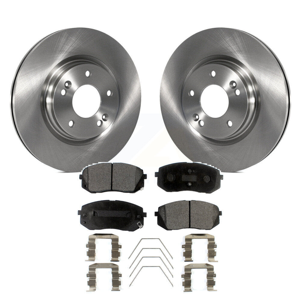 Kit de rotor de frein avant et de plaquettes semi-métalliques pour Hyundai Kona Kia Seltos Forte G