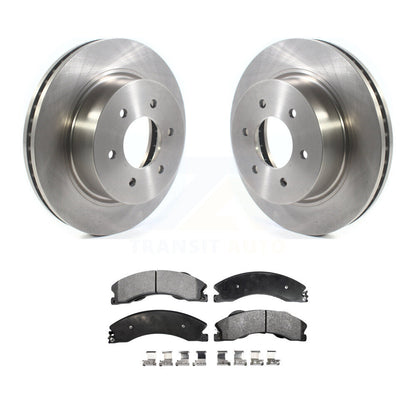 Kit de disques de frein à disque avant et plaquettes semi-métalliques pour Nissan TITAN X 2016 – 2024