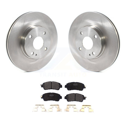 Kit de rotors de frein à disque avant et plaquettes semi-métalliques pour Toyota Yaris iA Scion