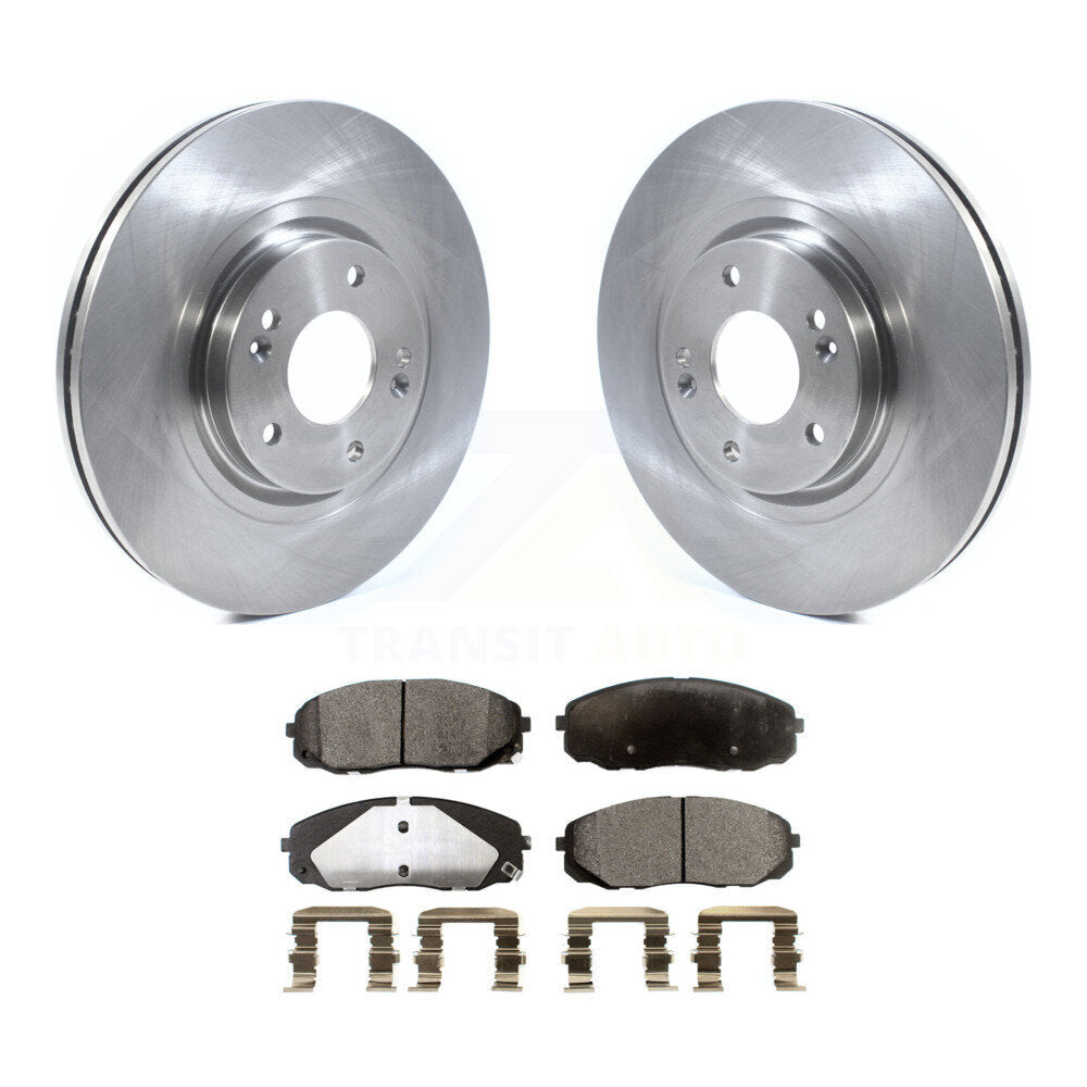 Kit de disques de frein à disque avant et de plaquettes semi-métalliques pour Kia Sedona 2015 – 2021