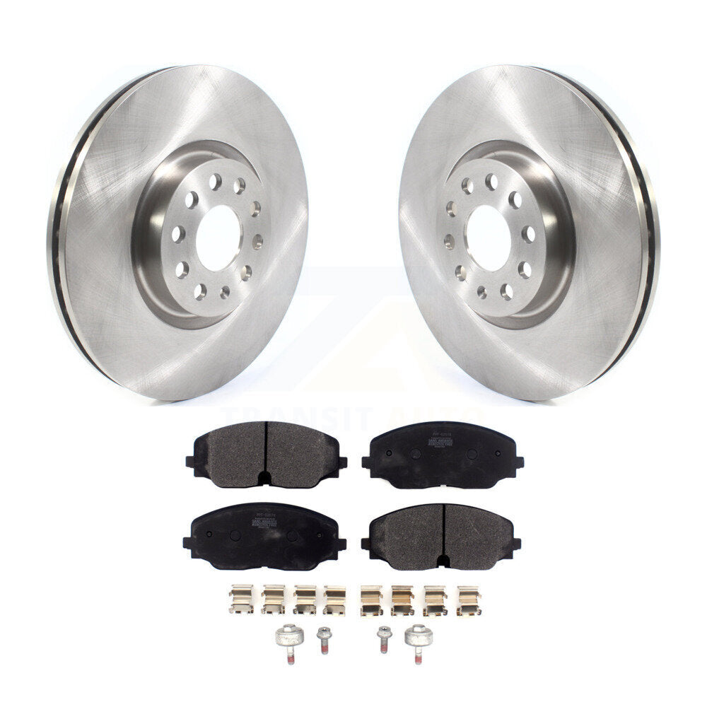Rotors de frein à disque avant et Kit de plaquettes semi-métalliques pour Volkswagen Atlas Cross Spor