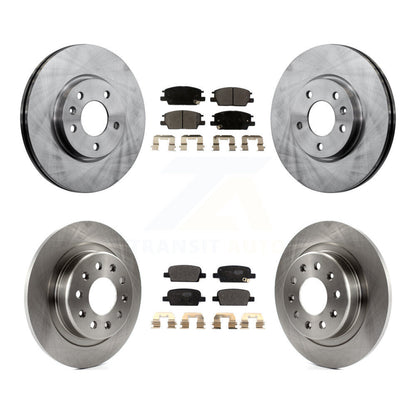 Kit de rotors de frein à disque avant et arrière et plaquettes semi-métalliques pour Chevrolet Malibu