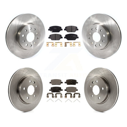 Kit de rotors de frein à disque avant et arrière et plaquettes semi-métalliques pour Chevrolet Camaro
