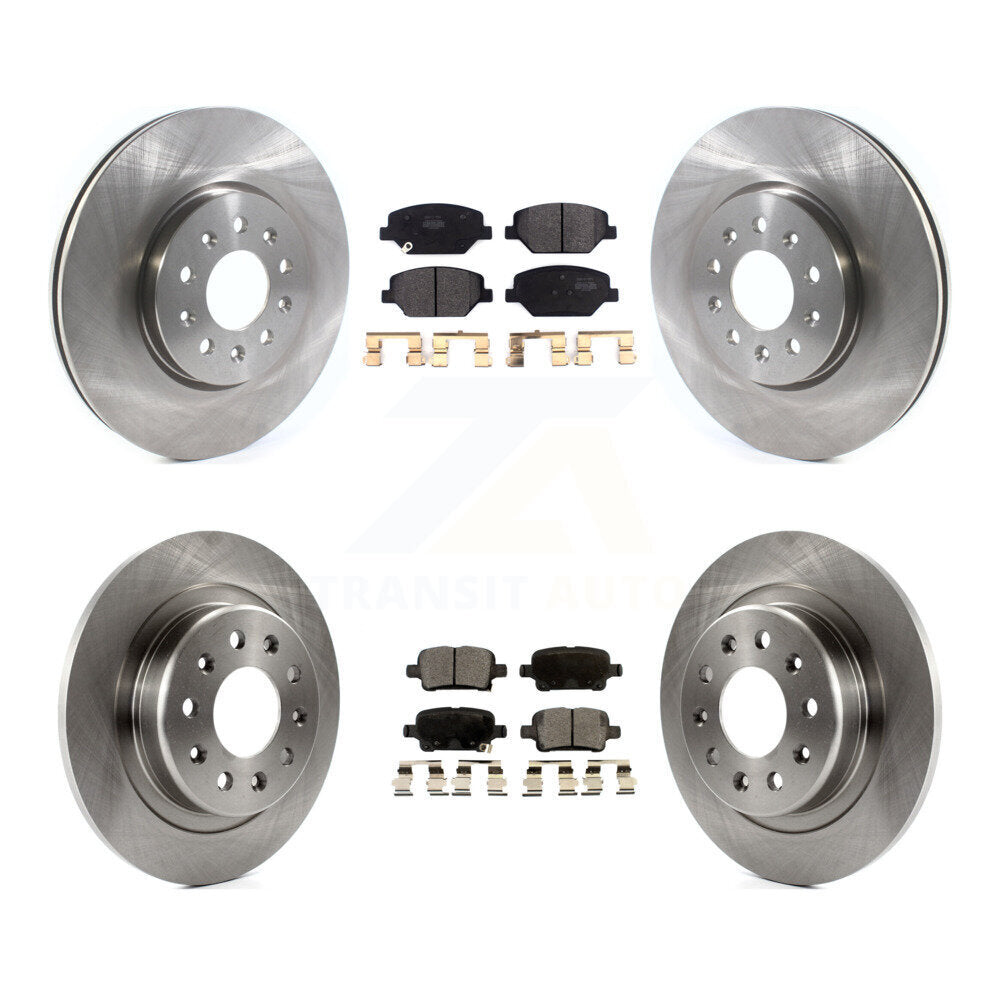 Rotor de frein avant arrière et Kit de plaquettes semi-métalliques pour Chevrolet Equinox GMC Terrai