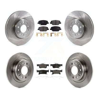 Kit de rotors de frein à disque avant et arrière et plaquettes semi-métalliques pour Buick Envision