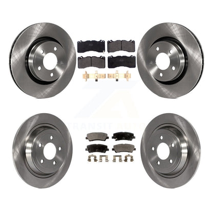 Kit de plaquettes semi-métalliques de rotor de frein avant et arrière pour Ford Mustang avec frein Brembo