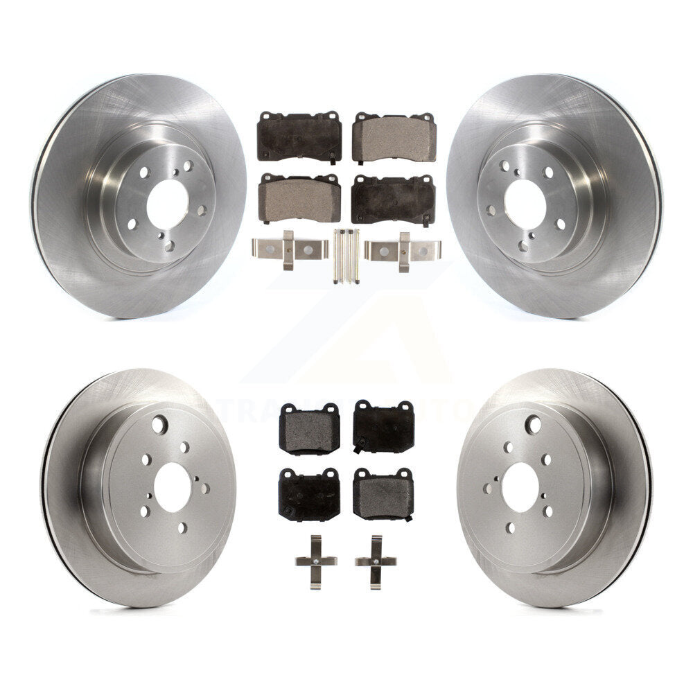 Kit de plaquettes semi-métalliques de rotor de frein avant et arrière pour Toyota 86 sans frein Brembo
