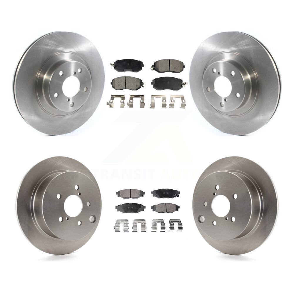 Kit de rotors de frein avant et arrière et plaquettes semi-métalliques pour Subaru Forester XV Crosstre