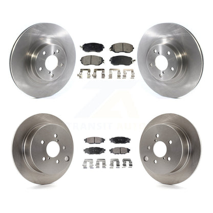 Kit de rotors de frein avant et arrière et plaquettes semi-métalliques pour Subaru Forester XV Crosstre