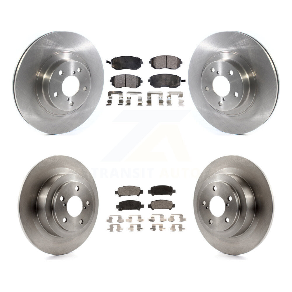 Kit de plaquettes de frein semi-métalliques pour rotors de frein avant et arrière, pour Subaru Baja Turbocharge 05-06
