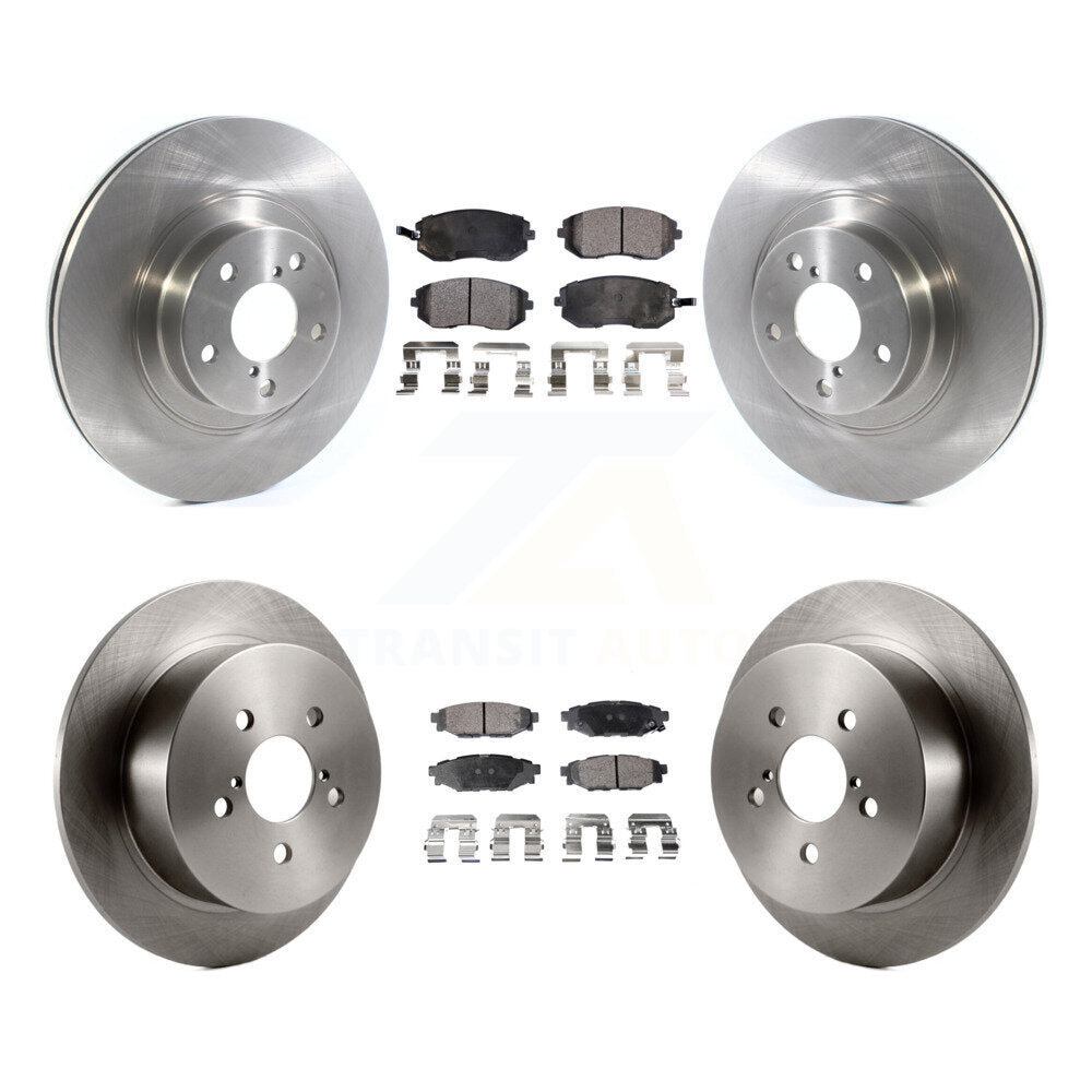 Kit de rotors de frein à disque avant et arrière et plaquettes semi-métalliques pour Subaru Outback Legac