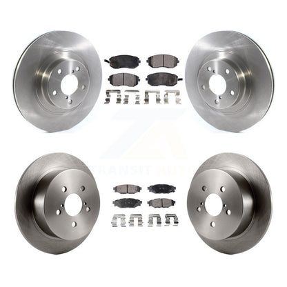 Kit de rotors de frein à disque avant et arrière et plaquettes semi-métalliques pour Subaru Outback Legac