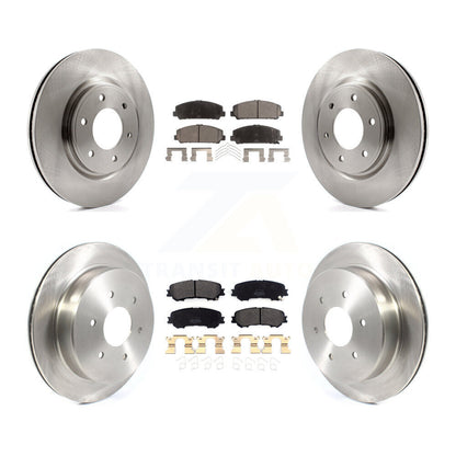 Kit de rotor de frein à disque avant et arrière et plaquettes semi-métalliques pour Nissan TITA 2017 – 2023