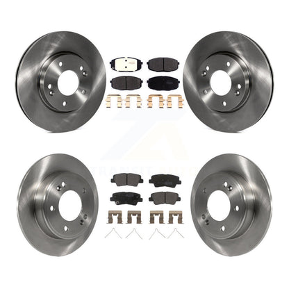 Kit de plaquettes de frein semi-métalliques pour Rotors de frein avant et arrière, pour Kia Hyundai Kona Forte Soul G