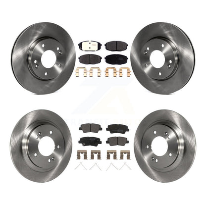 Kit de rotor de frein avant et arrière et plaquettes semi-métalliques pour Kia Forte5 Hyundai Elantra G