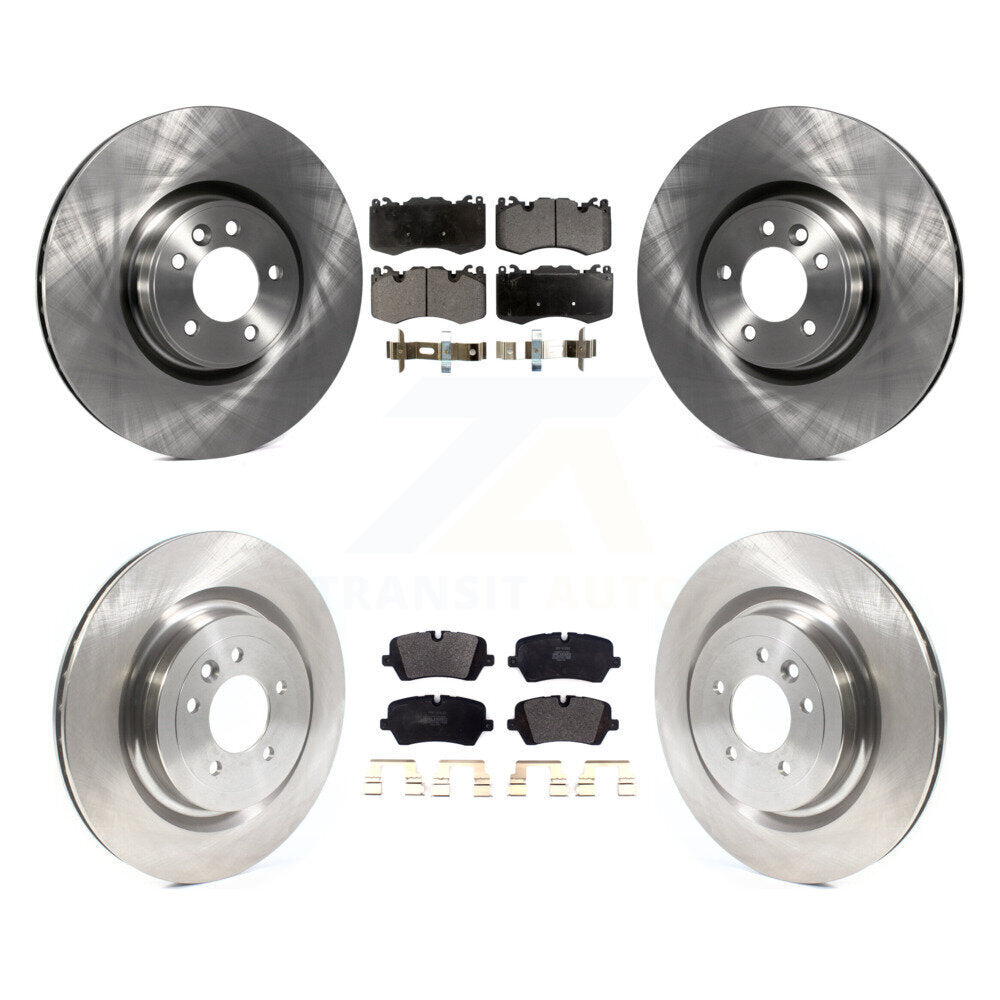 Kit de rotor de frein à disque avant et arrière et plaquettes semi-métalliques pour Land Rover Range Spor