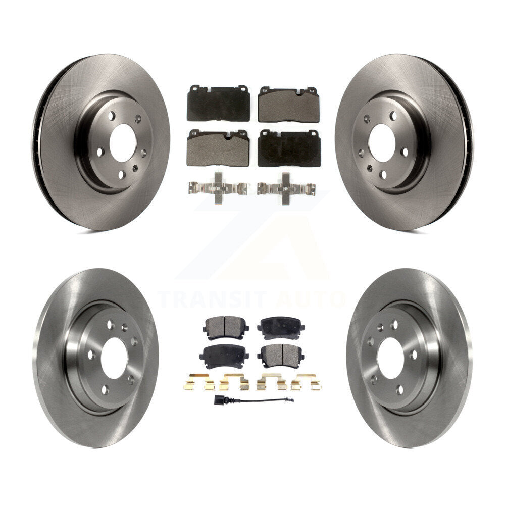 Kit de rotor de frein à disque avant et arrière et plaquettes semi-métalliques pour moteur Audi Q5 FLEX 2016