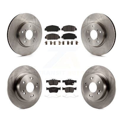 Kit de rotors de frein à disque avant et arrière et plaquettes semi-métalliques pour Honda Accord