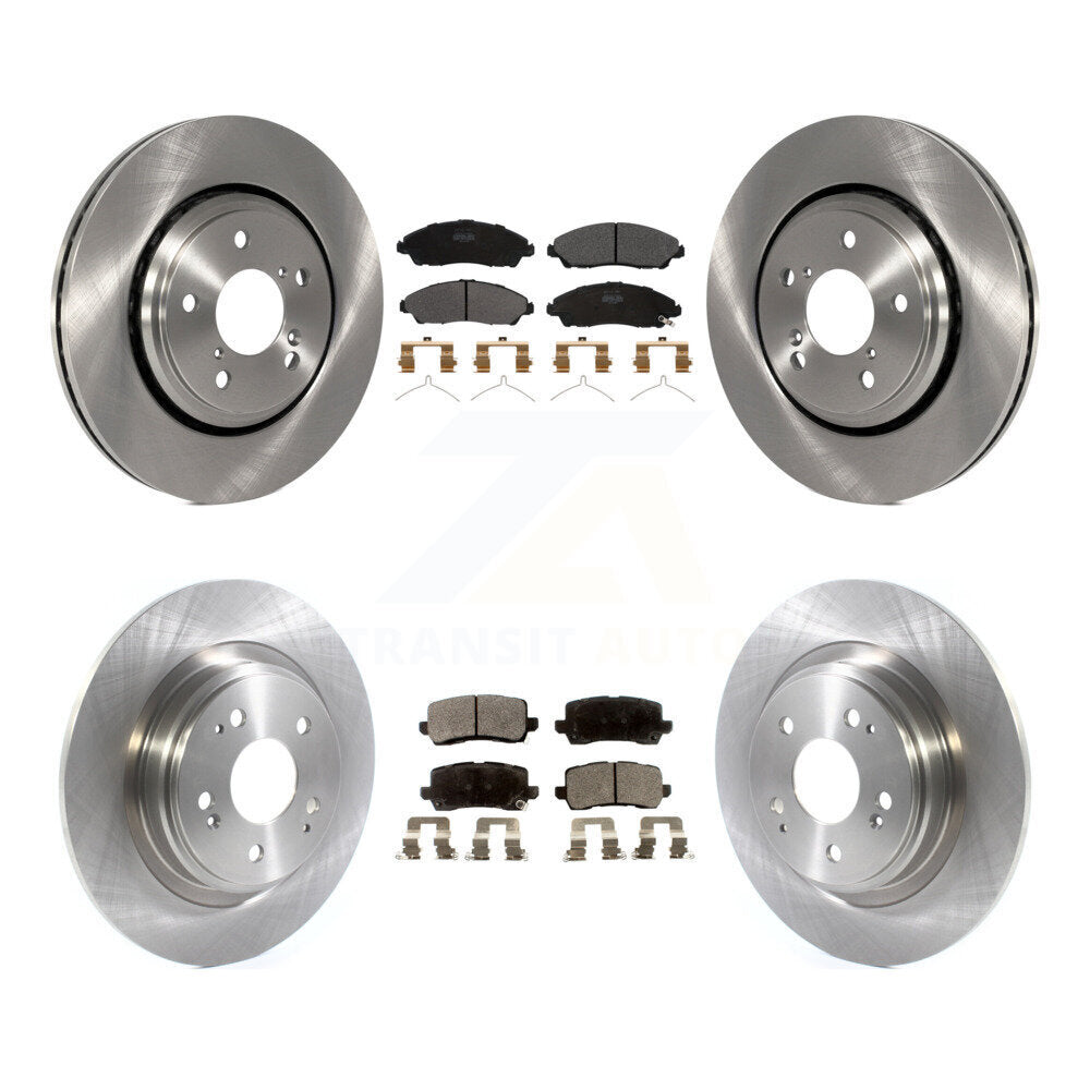 Kit de rotors de frein à disque avant et arrière et plaquettes semi-métalliques pour Acura MDX K8F-10274
