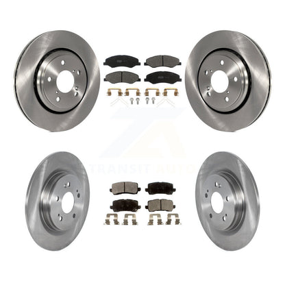 Rotors de frein à disque avant et arrière et kit de plaquettes semi-métalliques pour Honda Odysse 2018-2023