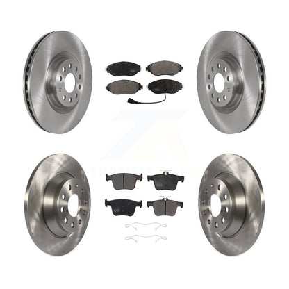 Rotors de frein à disque avant et arrière et Kit de plaquettes semi-métalliques pour Volkswagen Tiguan Jett