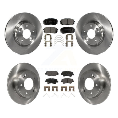 Kit de rotors de frein à disque avant et arrière et plaquettes semi-métalliques pour Kia Forte5 2021 1.6