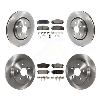 Rotors de frein à disque avant et arrière et Kit de plaquettes semi-métalliques pour Toyota Camry Avalon TR