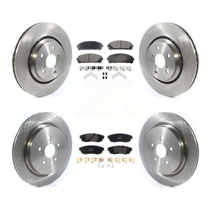 Rotors de frein à disque avant et arrière, Kit de plaquettes semi-métalliques pour Lexus RX350 RX450h RX350