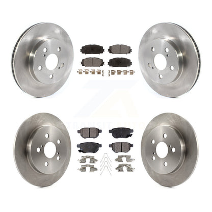 Kit de plaquettes semi-métalliques de Rotor de frein à disque avant et arrière, pour Toyota Corolla Prius Prim