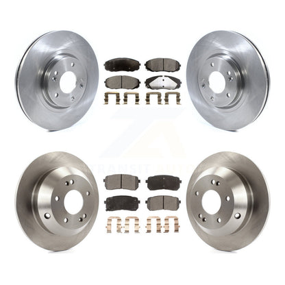 Kit de disques de frein à disque avant et arrière et plaquettes semi-métalliques pour Kia Sedon 2015 – 2021