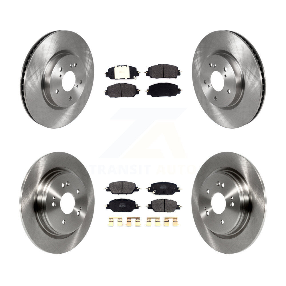 Kit de disques de frein à disque avant et arrière et plaquettes semi-métalliques pour Honda CR-V