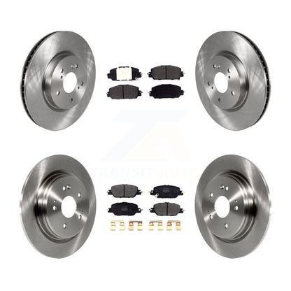 Kit de disques de frein à disque avant et arrière et plaquettes semi-métalliques pour Honda CR-V