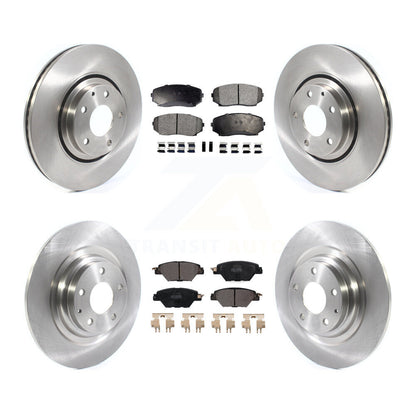 Kit de rotors de frein à disque avant et arrière et plaquettes semi-métalliques pour Mazda CX-2016 – 2023