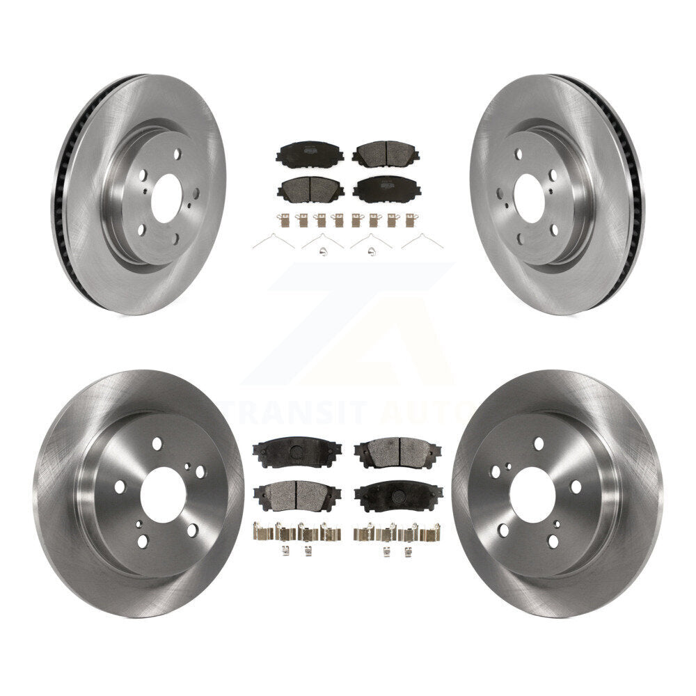 Kit de plaquettes semi-métalliques de Rotor de frein avant et arrière, pour Toyota RAV4 Camry Corolla Cros