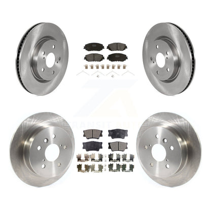 Kit de rotors de frein à disque avant et arrière et plaquettes semi-métalliques pour Toyota Camry