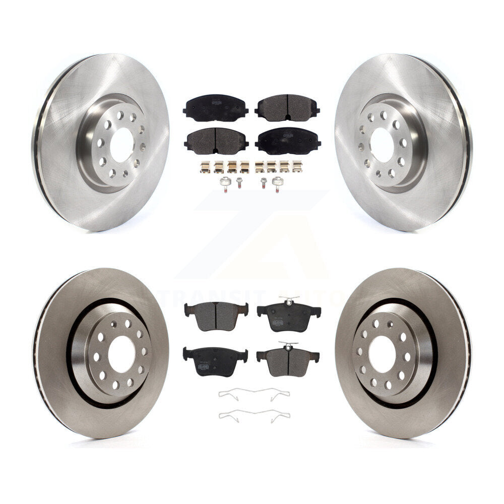 Rotors de frein avant arrière et Kit de plaquettes semi-métalliques pour Volkswagen Atlas Cross Spor