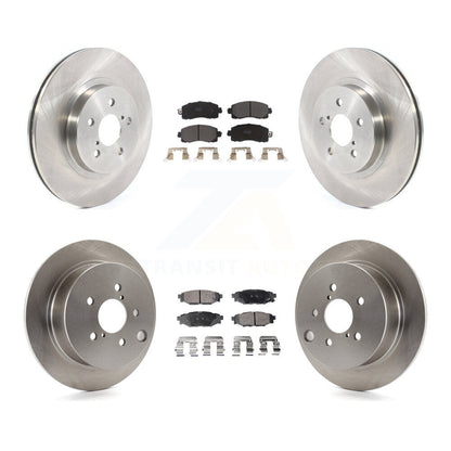 Kit de rotor de frein à disque avant et arrière et plaquettes semi-métalliques pour Subaru Crosstrek Imprez