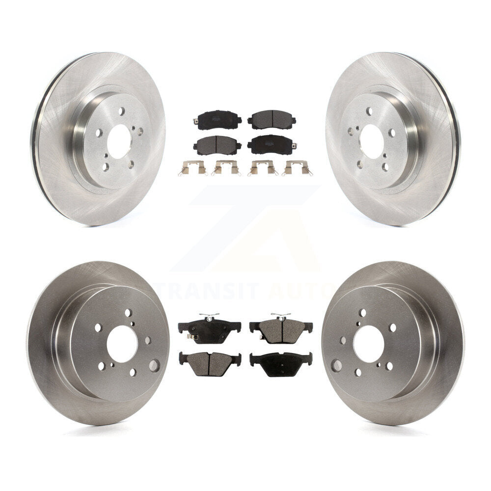 Kit de rotors de frein à disque avant et arrière et plaquettes semi-métalliques pour Subaru Crosstrek