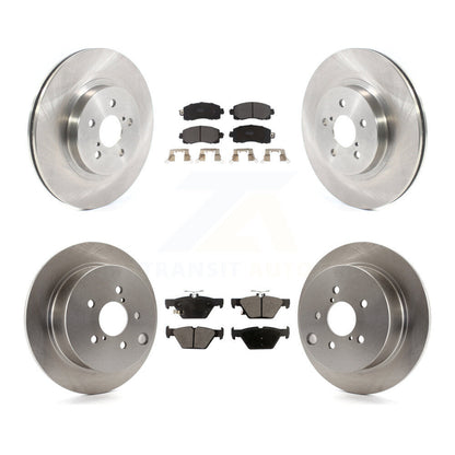 Kit de rotors de frein à disque avant et arrière et plaquettes semi-métalliques pour Subaru Crosstrek