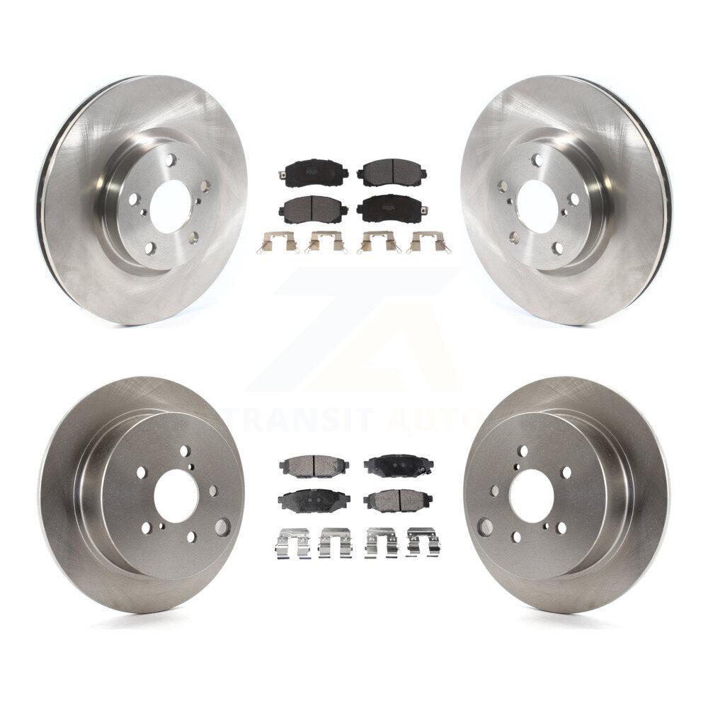 Kit de rotors de frein à disque avant et arrière et plaquettes semi-métalliques pour Subaru Impreza