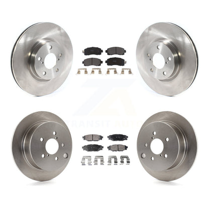 Kit de rotors de frein à disque avant et arrière et plaquettes semi-métalliques pour Subaru Impreza