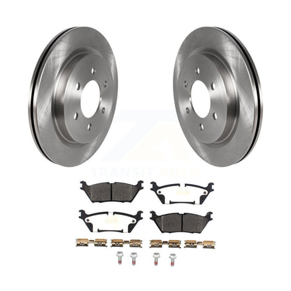 Rotors de frein à disque arrière et Kit de plaquettes semi-métalliques pour Ford F-150 Expedition Lincol