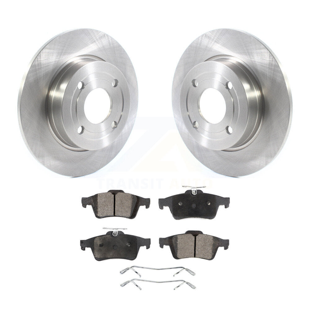Rotors de frein à disque arrière et kit de plaquettes semi-métalliques pour Ford EcoSport FW 2018-2021
