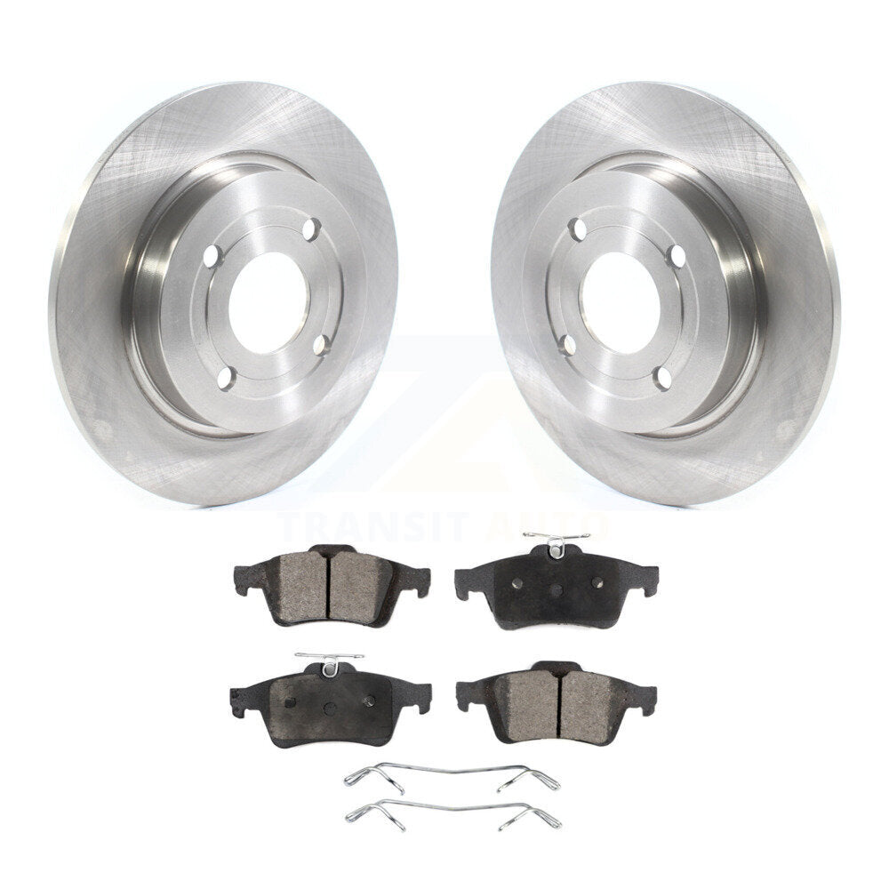 Rotors de frein à disque arrière et kit de plaquettes semi-métalliques pour Ford EcoSport AW 2018-2022