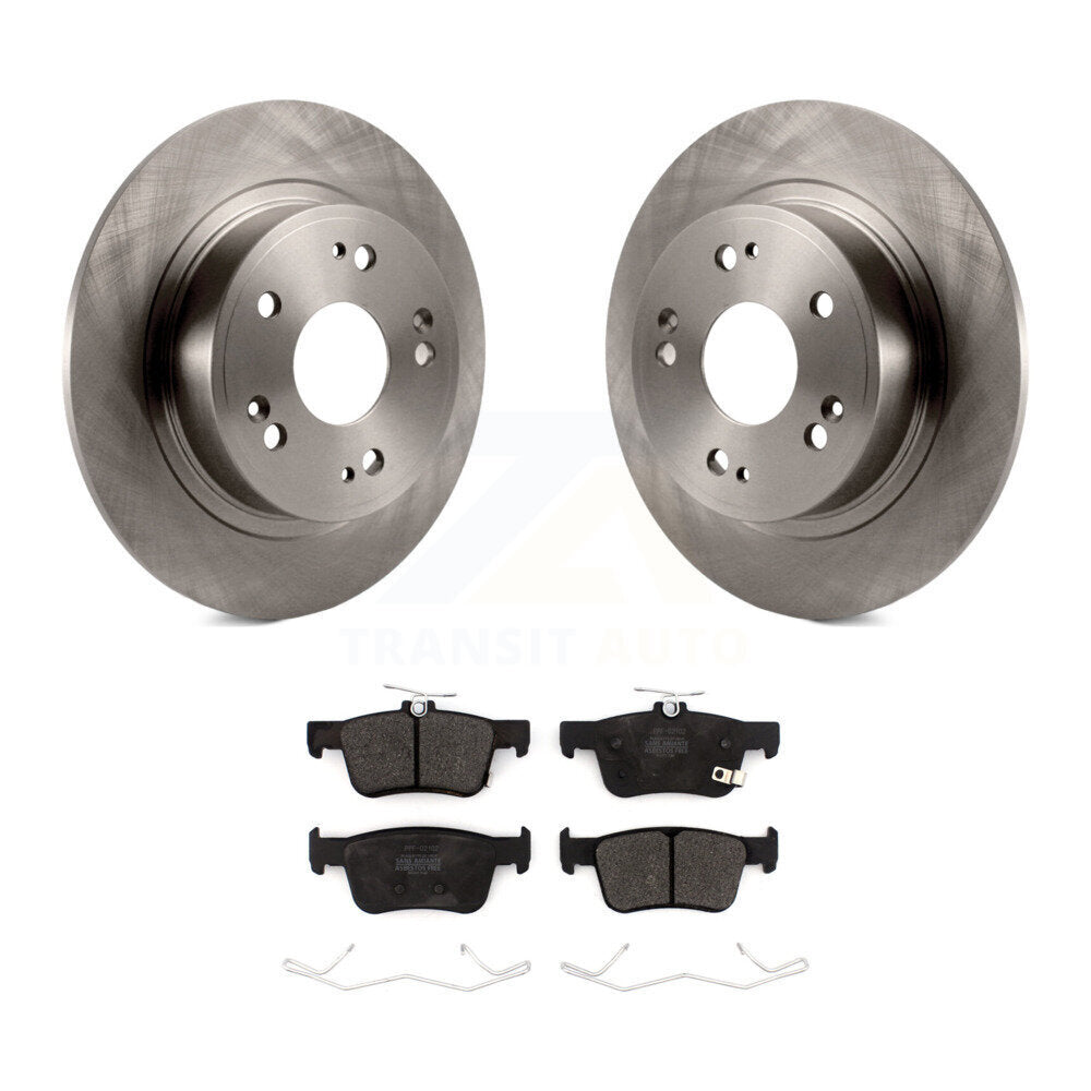 Kit de disques de frein à disque arrière et plaquettes semi-métalliques pour Honda Accord 2018-2022