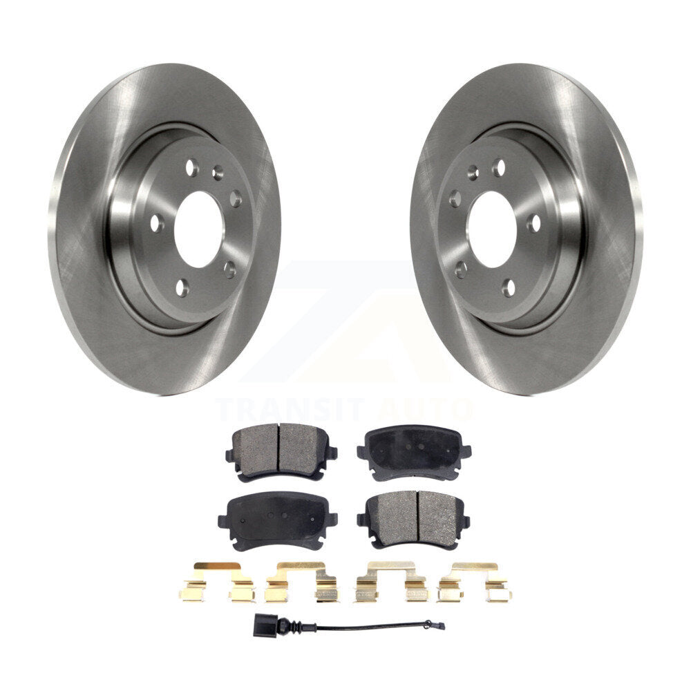 Kit de disques de frein à disque arrière et plaquettes semi-métalliques pour Audi Q5 A4 allroad